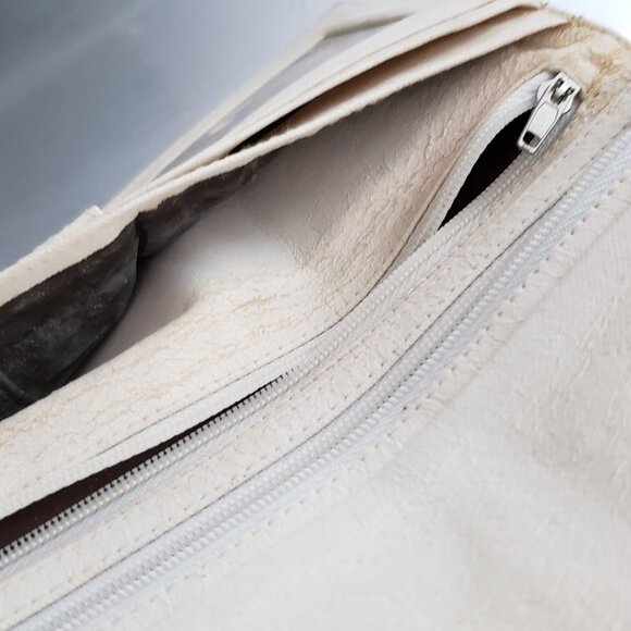 Vintage bifold checkbook lightweight Genuine Snakeskin wallet - Picture 3 of 9